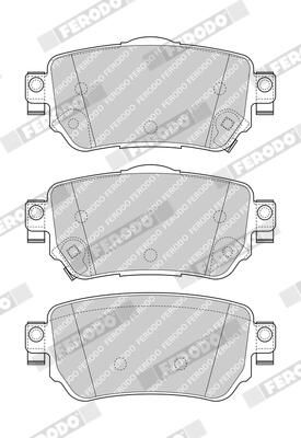FERODO FDB4842 Brake Pad Set, disc brake