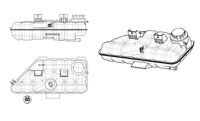 Бачок расширительный на ML-Class