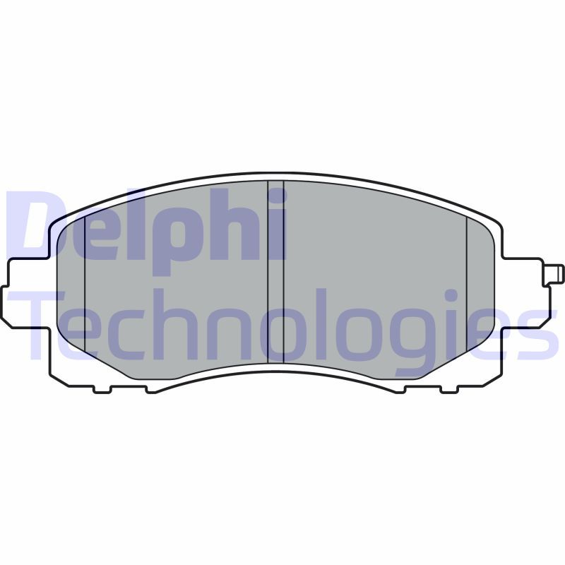 DELPHI SUBARU тормозные колодки передн FORESTER 18-, IMPREZA 16-, XV 17-