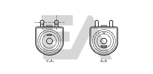 Radiador de aceite, aceite motor