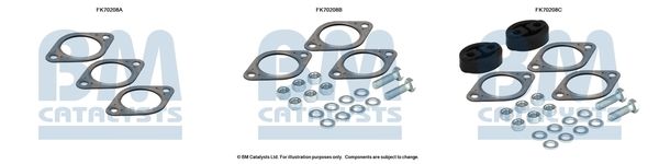 BM CATALYSTS szerelőkészlet, kipufogócső FK70208