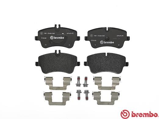 Комплект гальмівних накладок, дискове гальмо, Brembo P50045