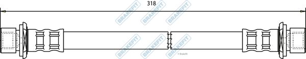 APEC Brake Hose BHO4099