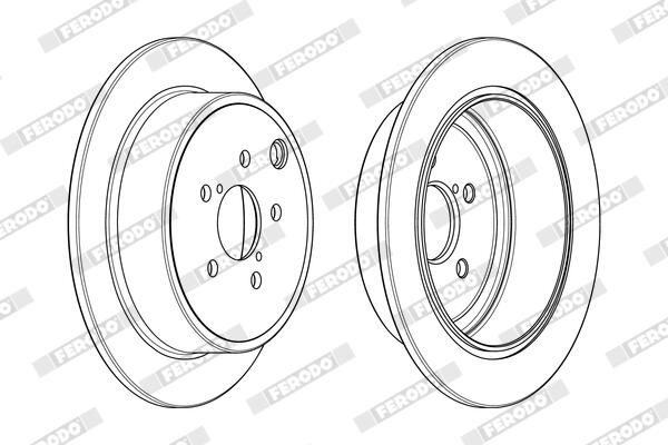 FERODO DDF1883C Brake Disc