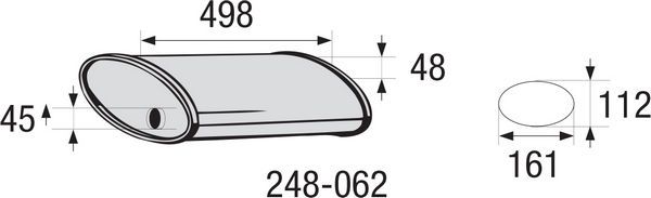 BOSAL Middendemper, universeel 248-062