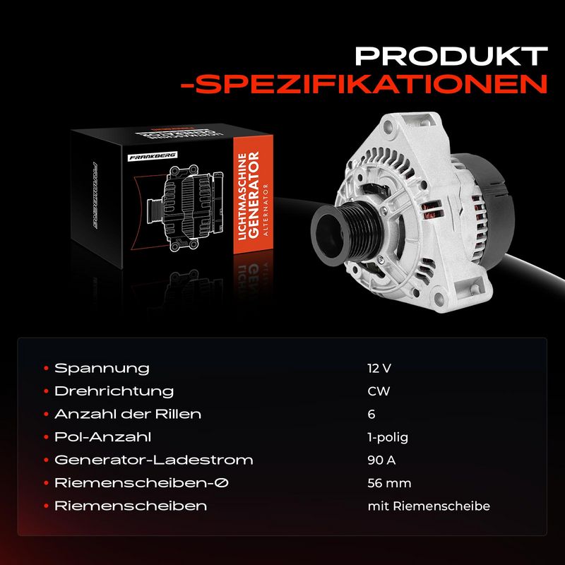 Frankberg 5481FB0001926 Alternator