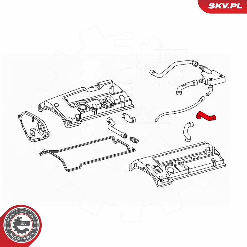 ESEN SKV 31SKV116 Hose, crankcase ventilation