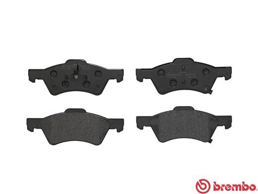 Комплект гальмівних накладок, дискове гальмо, Brembo P11015