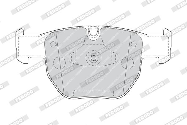 Sada brzdových destiček, kotoučová brzda FDB1597