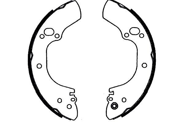 KAVO PARTS fékpofakészlet BS-3912