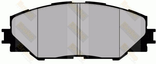 Brake Engineering Brake Pad Set, disc brake PA1747