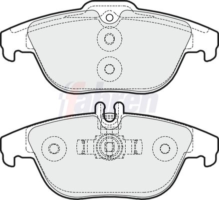 Fahren Brake Pad Set, disc brake FBP3236