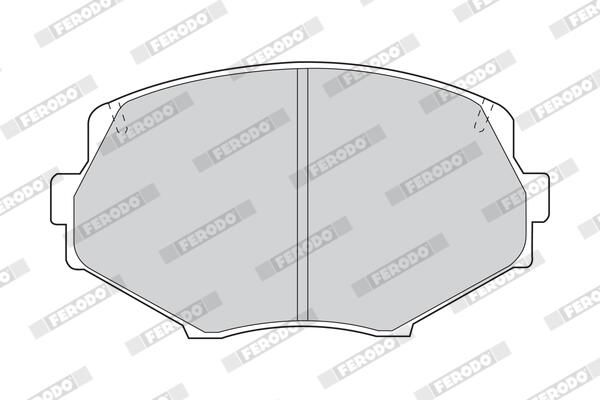 FERODO FDB1011 Brake Pad Set, disc brake