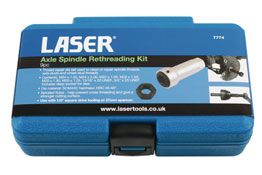 Laser Tools Axle Spindle Rethreading Kit 9pc