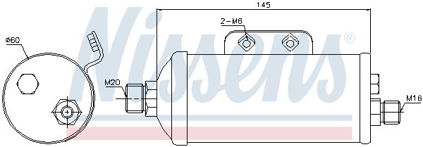 NISSENS 95482 Dryer, air conditioning