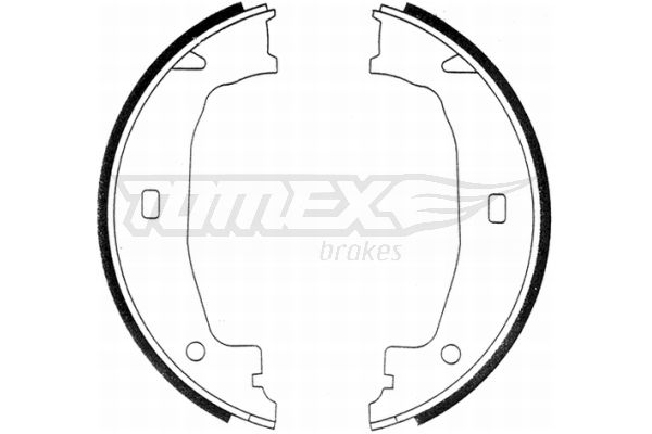 TOMEX Brakes fékpofakészlet TX 21-24