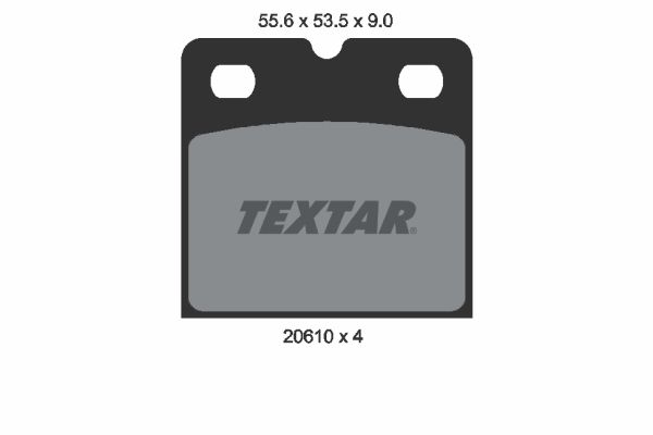 TEXTAR fékbetétkészlet, rögzítőfék 2061005
