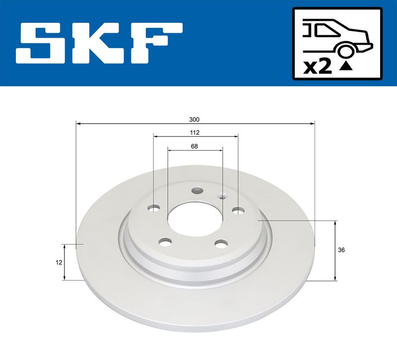 спирачен диск SKF