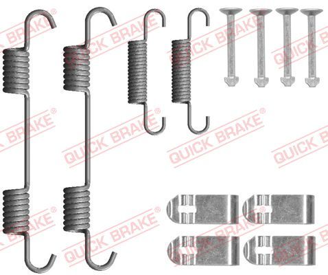 Комплект приладдя, колодка стоянкового гальма, Quick Brake 105-0078