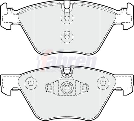 Fahren Brake Pad Set, disc brake FBP3259