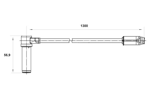 BOSCH 0 265 004 025 Sensor, wheel speed