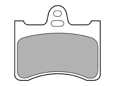 DELPHI LP193 Brake Pad Set, disc brake