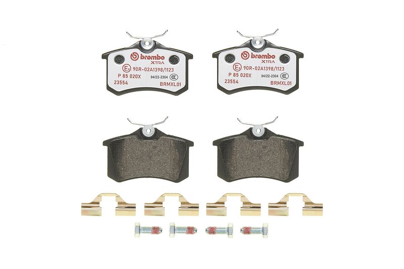 BREMBO P 85 020X Brake Pad Set, disc brake