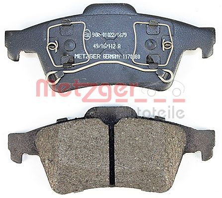 METZGER 1170080 Brake Pad Set, disc brake