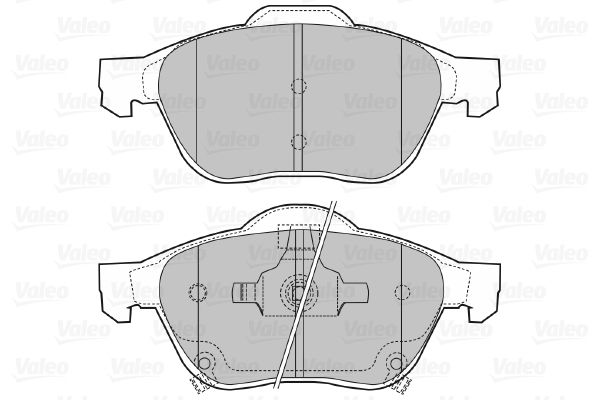 VALEO 598653 Brake Pad Set, disc brake