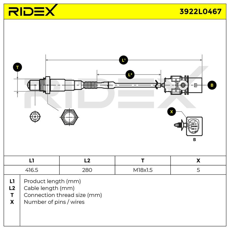 ламбда-сонда RIDEX