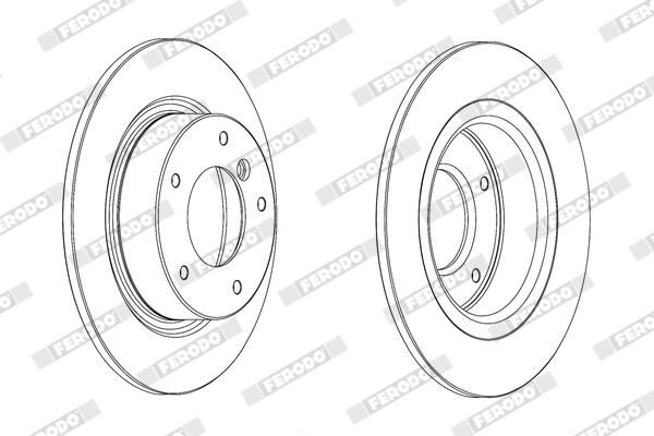 FERODO DDF2123C Brake Disc