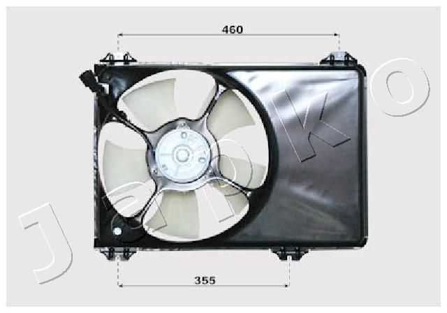 JAPKO ventilátor, motorhűtés VNT142001