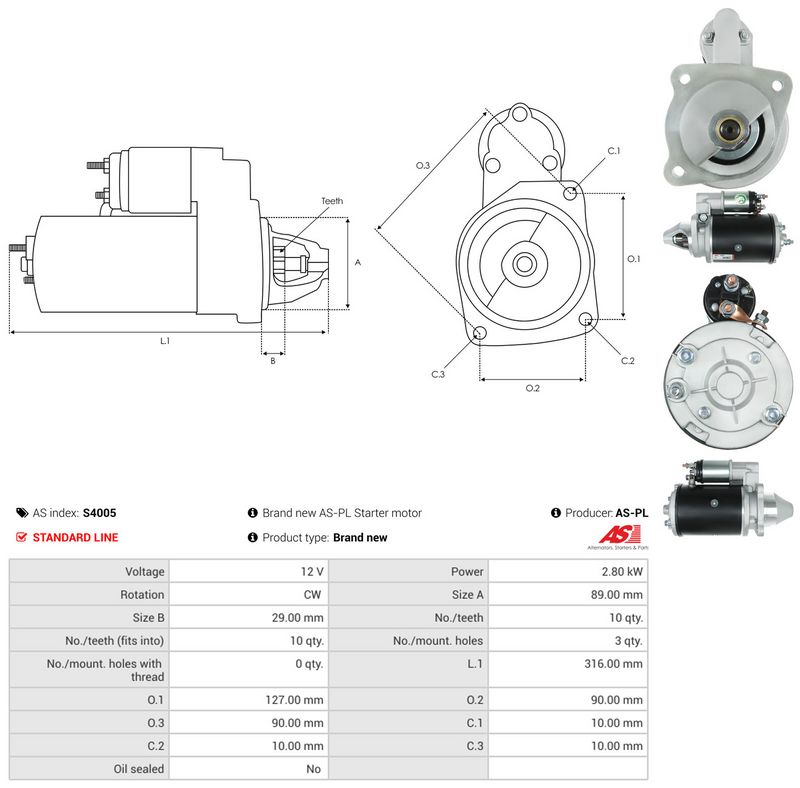 AS-PL S4005 Starter