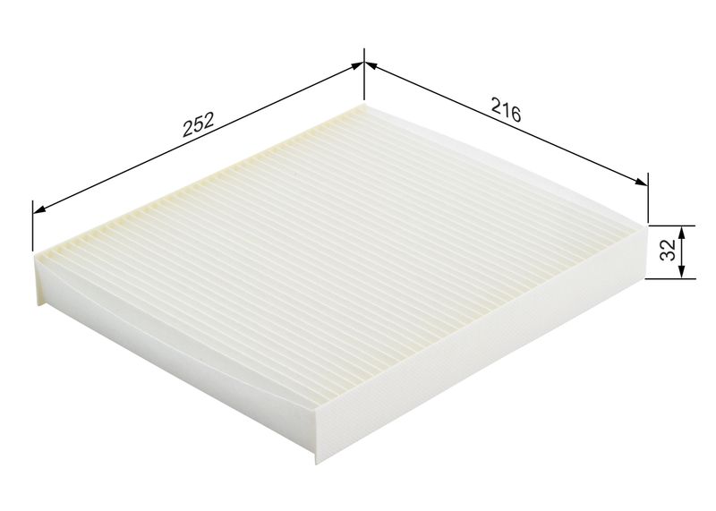 BOSCH 1 987 432 057 Filter, cabin air