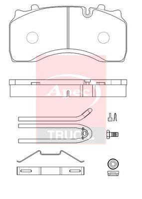APEC Brake Pad Set, disc brake PAD29142K