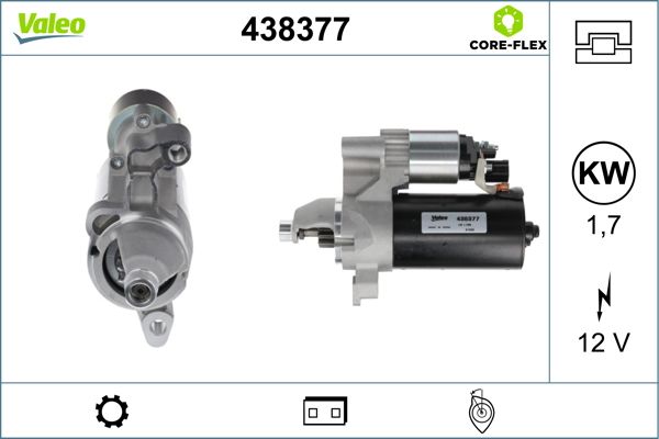 VALEO Startmotor / Starter 438377