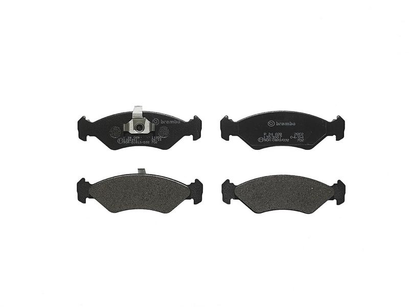 комплект спирачно феродо, дискови спирачки BREMBO