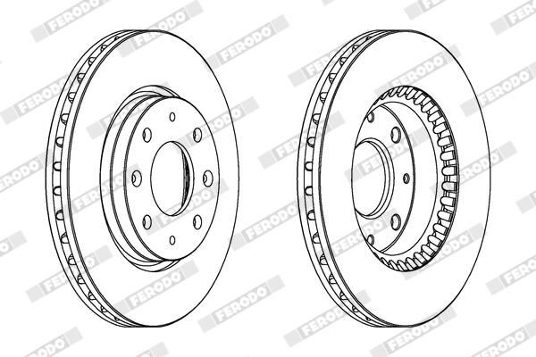FERODO DDF1528 Brake Disc