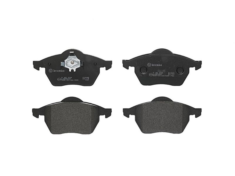 комплект спирачно феродо, дискови спирачки BREMBO