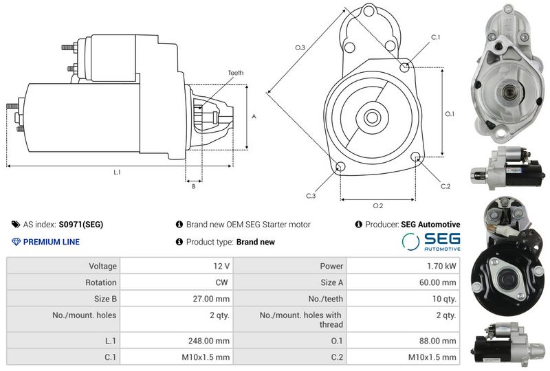 AS-PL S0971(SEG) Starter