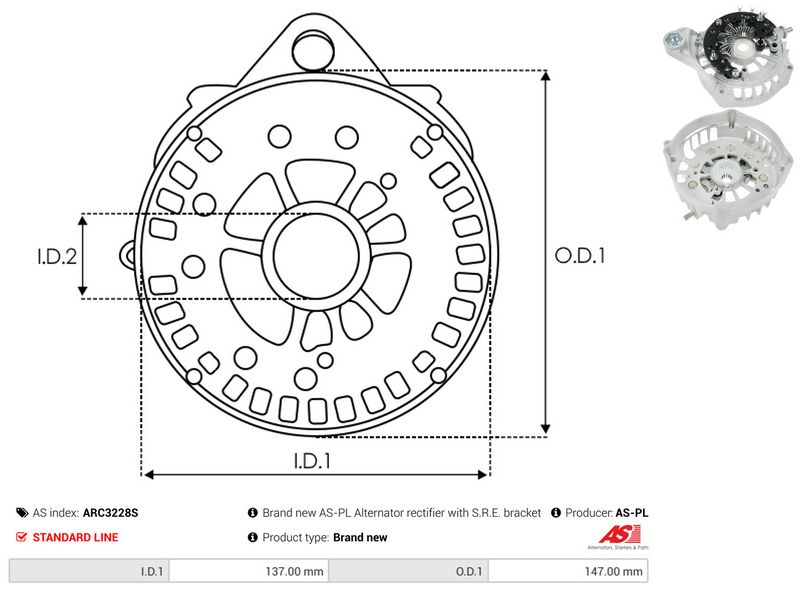 Seadistaja, generaator, AS-PL ARC3228S