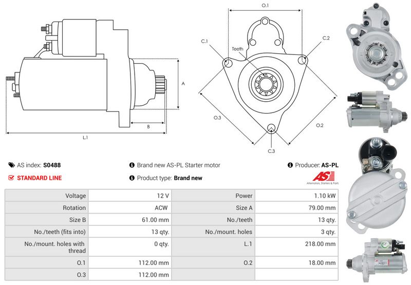 AS-PL S0488 Starter
