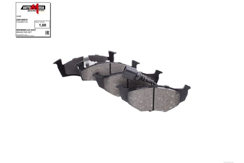 AUTOMEGA 250150910 Brake Pad Set, disc brake