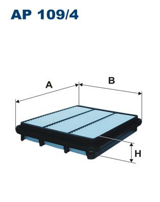 Повітряний фільтр, Filtron AP109/4