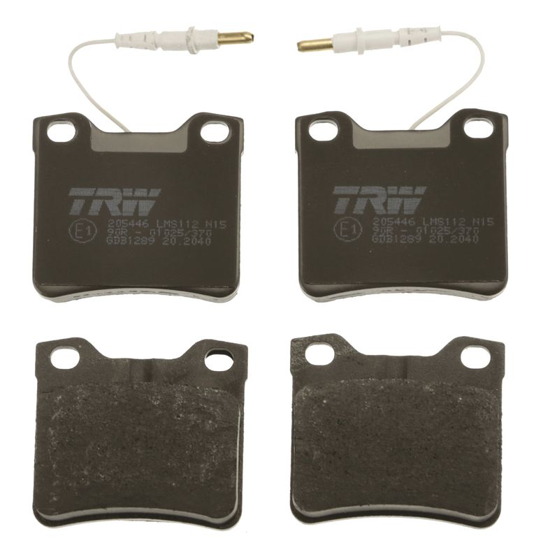 TRW GDB1289 Brake Pad Set, disc brake