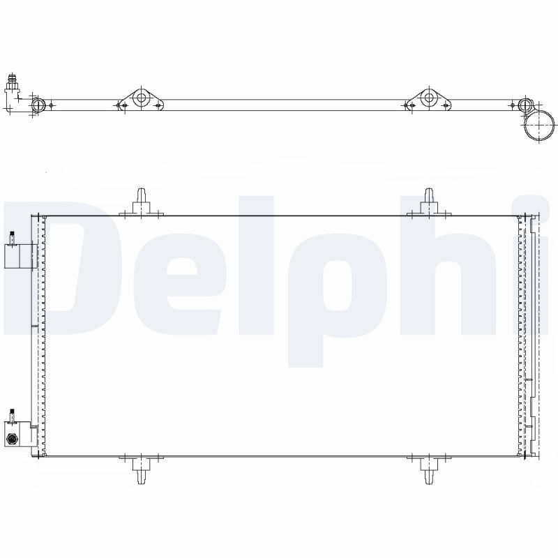 DELPHI kondenzátor, klíma TSP0225637