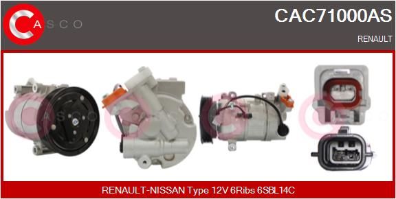 Kompresor, klimatizace CAC71000AS