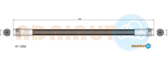 Гальмівний шланг, Adriauto 41.1252