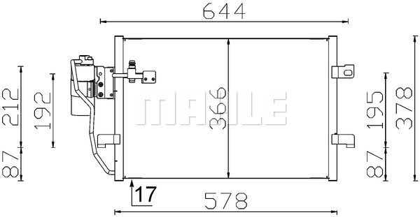 WILMINK GROUP kondenzátor, klíma WG2368849