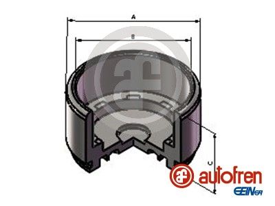 Поршень, гальмівний супорт, Autofren D0-25720